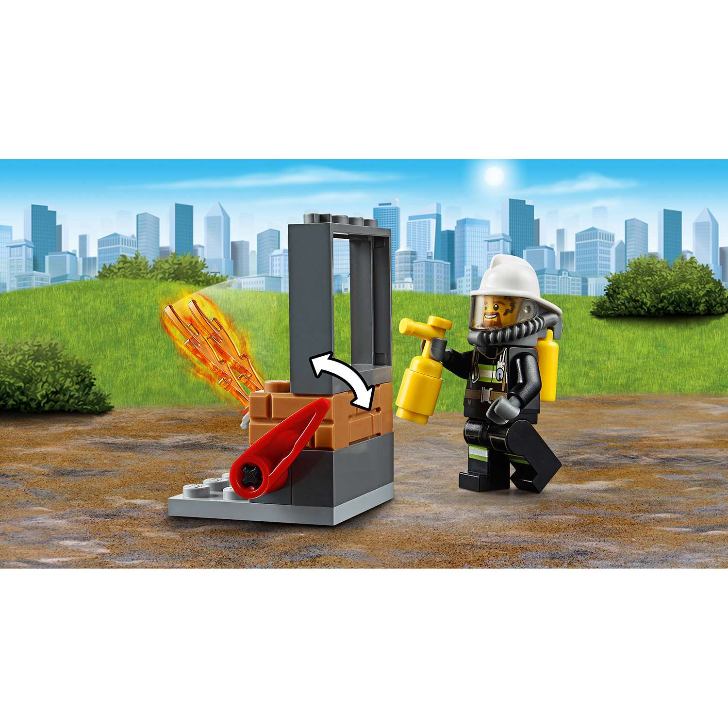 Конструктор LEGO City Fire Пожарный квадроцикл (60105) - фото 8