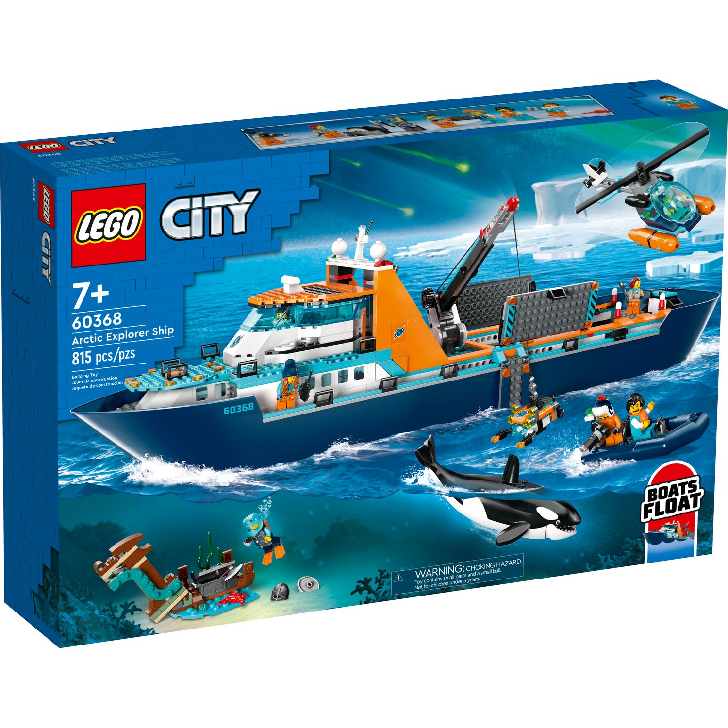 Конструктор LEGO City Arctic Explorer Ship 60368 купить по цене 15999 ₽ в  интернет-магазине Детский мир