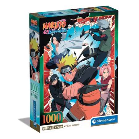 Пазл 1000 элементов CLEMENTONI Naruto аниме