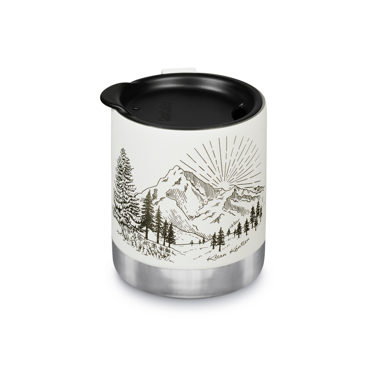 Термокружка Klean Kanteen Camp Mug 12oz Mountain White 355 мл - фото 2