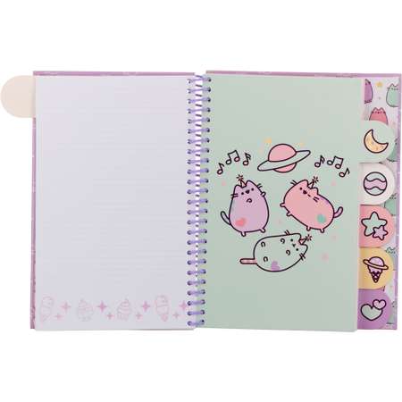 Записная книжка Pusheen 60л с 6 разделителями PUIS-UA1-5037