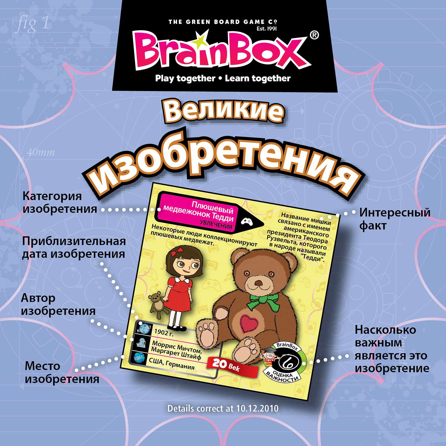 Настольная игра BrainBox Сундучок знаний Великие изобретения - фото 4