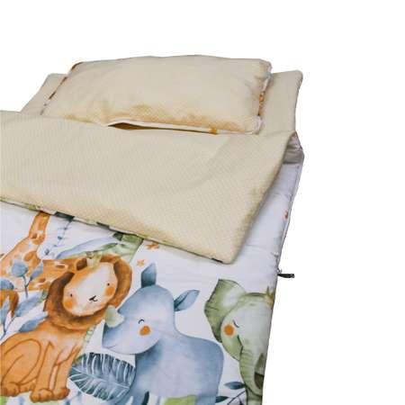 Спальный мешок с подушкой ДомМой детский 145х70 см