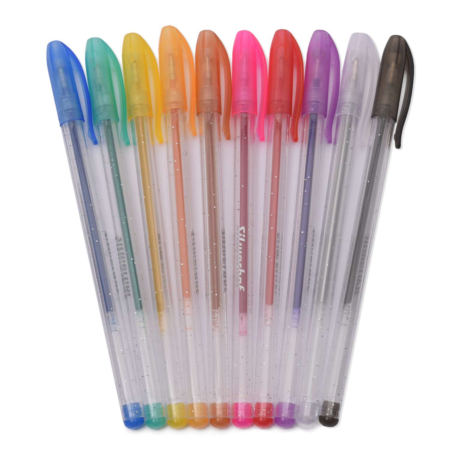 Ручки Silwerhof Цветландия гелевые 10 цветов - фото 1