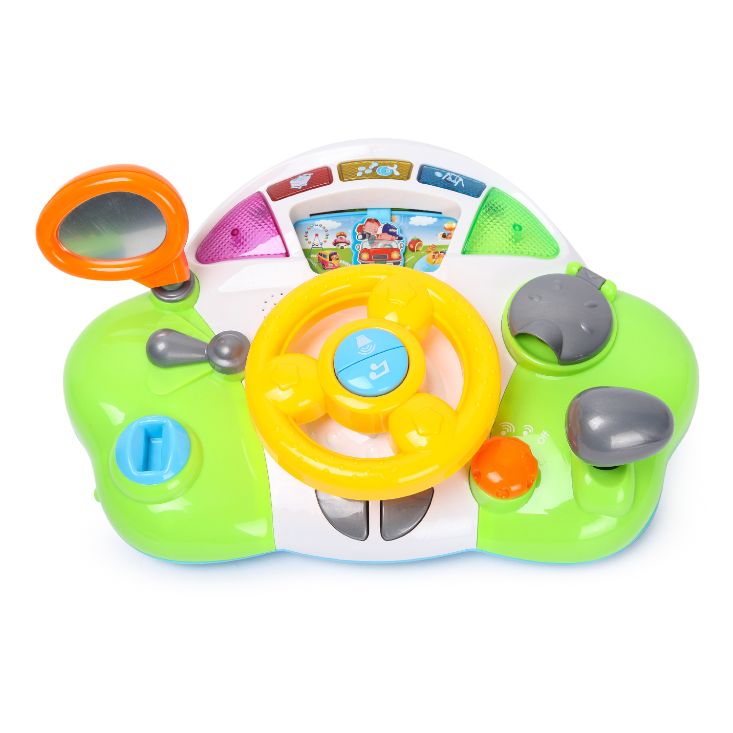 Игрушка BabyGo Мой первый руль интерактивная 999-79B купить по цене 2199 ₽  в интернет-магазине Детский мир