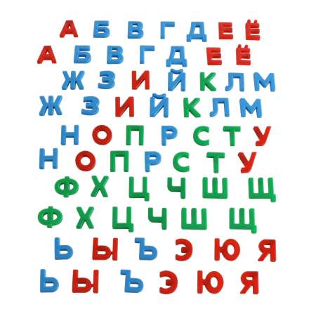 Набор Полесье Первые уроки 66 букв магнитных 67616