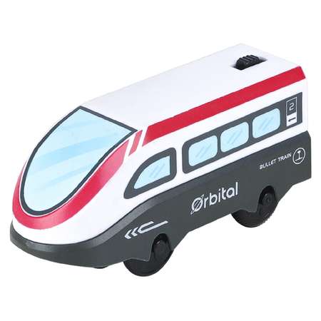 Большая игрушечная жд Givito Мой город 2 локомотива и пассажирский вагон на батарейках