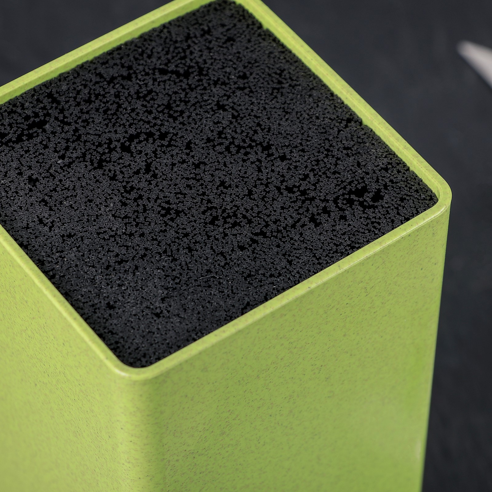 Подставка для ножей Sima-Land Нежность цвет зеленый квадратная 22х9 см - фото 3