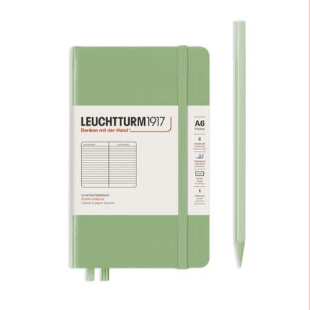 Блокнот Leuchtturm1917 Classic A6 в линейку шалфей