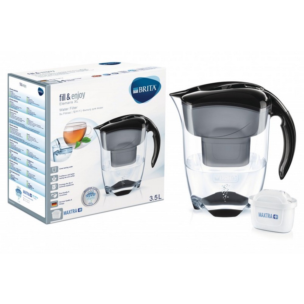 Фильтр-кувшин BRITA Элемарис XL MX+ Черный 3.5 1026435 - фото 1