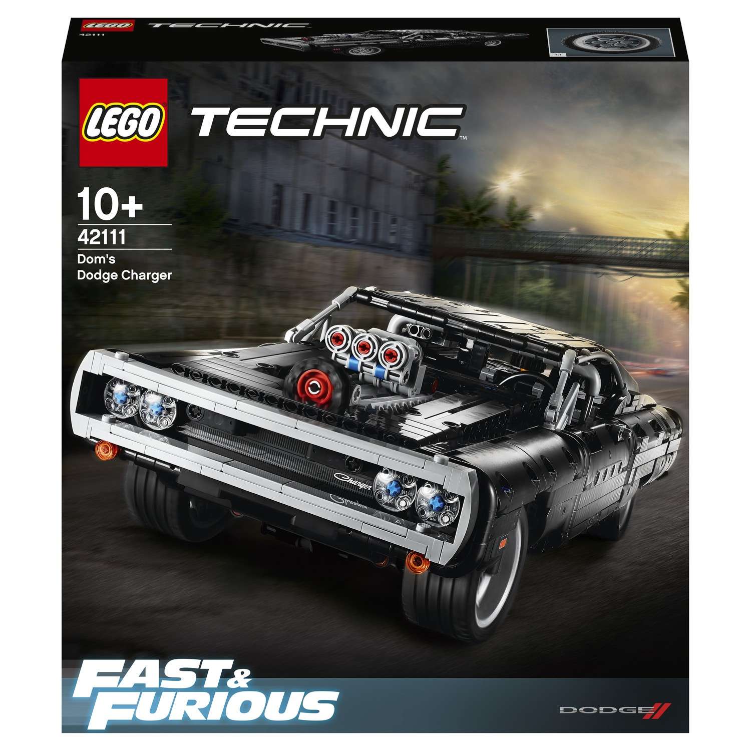 Конструктор LEGO Technic Dodge Charger Доминика Торетто 42111 - фото 2