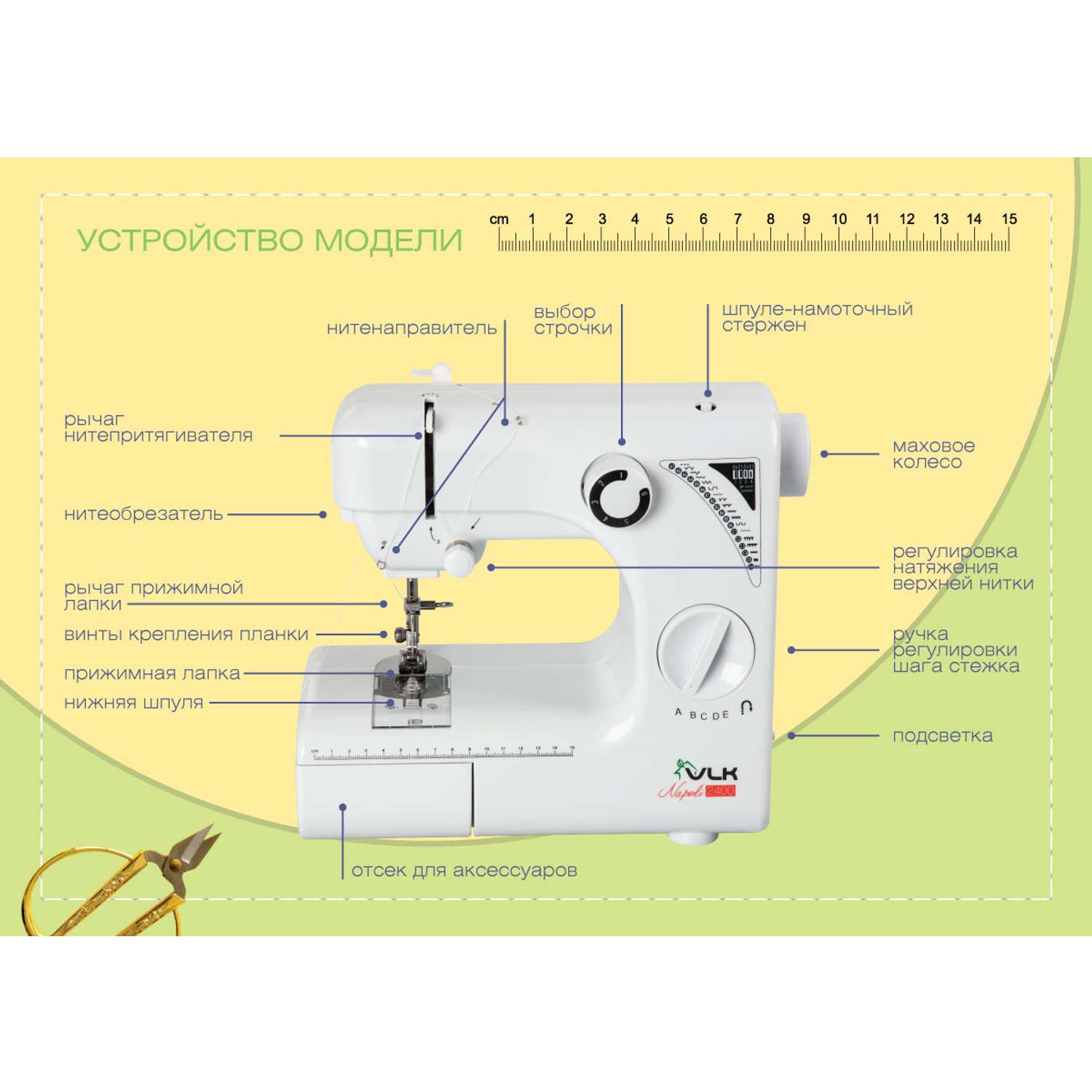 Швейная машина VLK Napoli 2400 - фото 6
