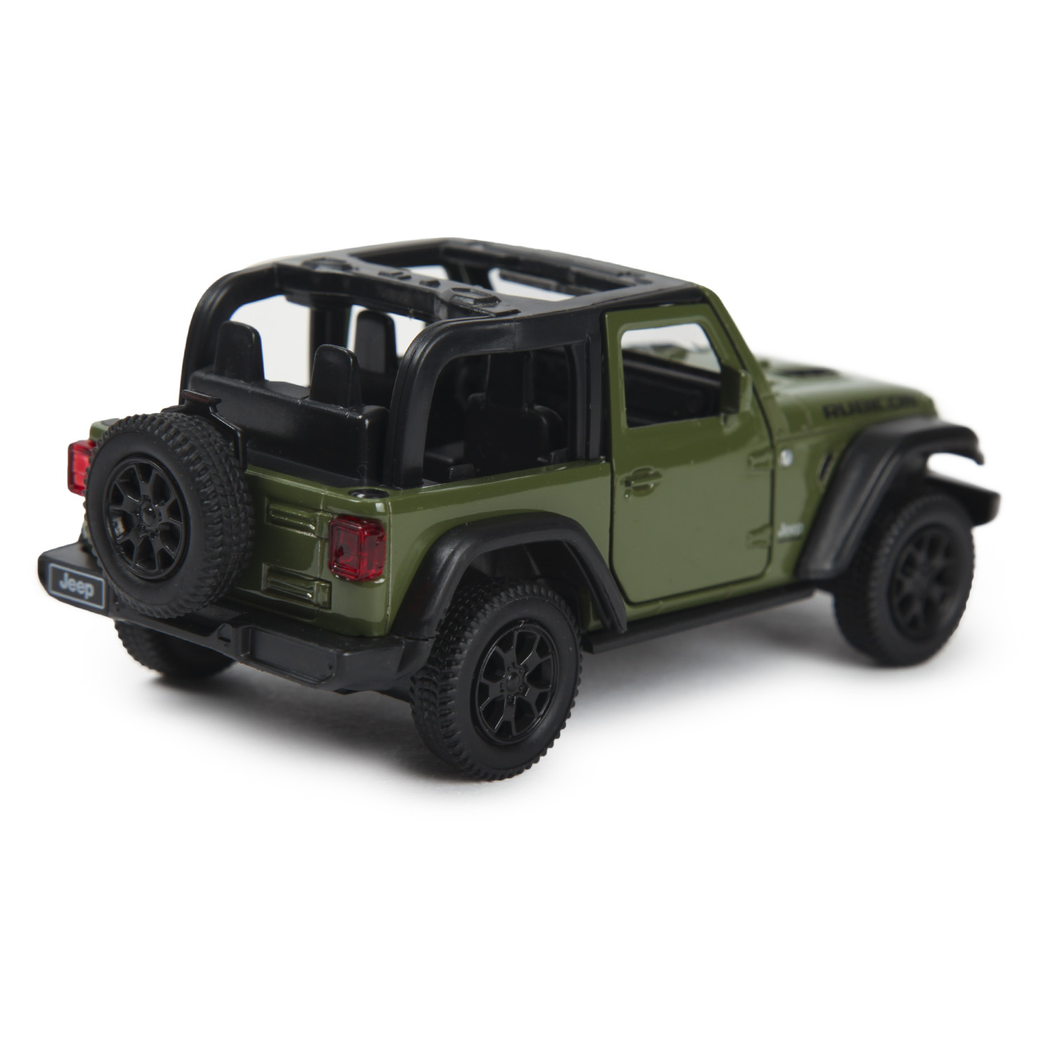 Автомобиль Mobicaro Jeep Rubicon Open Top 1:32 зеленый 544060NT(А) - фото 5