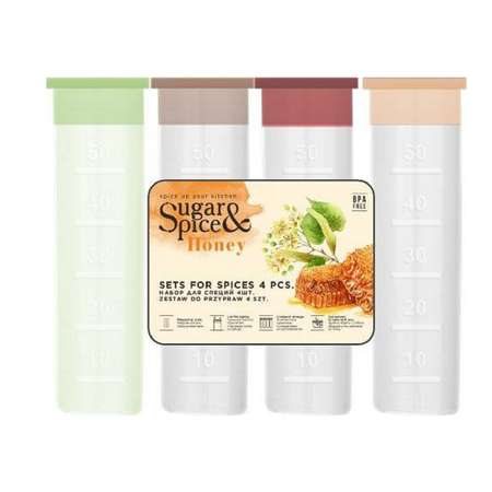 Набор для специй Sugar and Spice Honey микс 4предмета