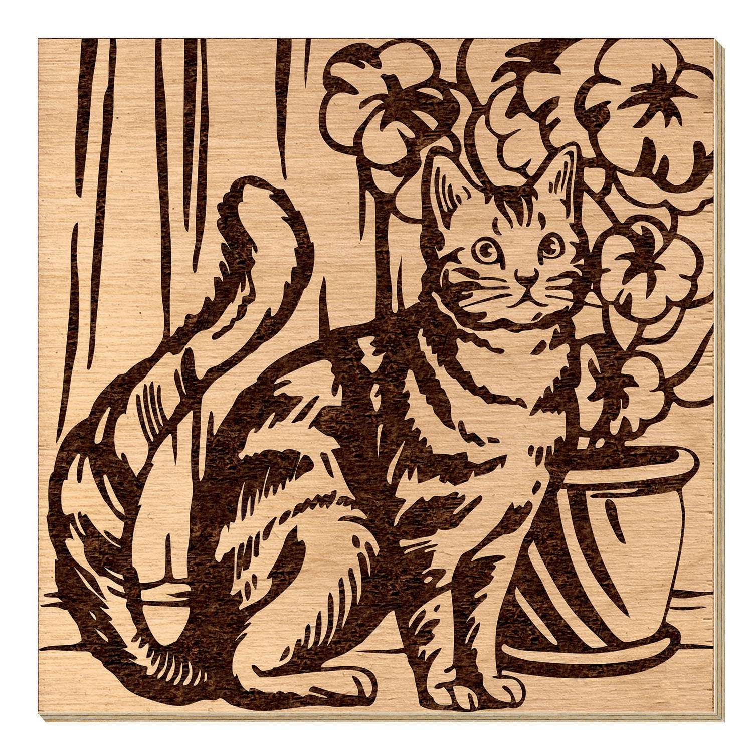 Набор для творчества Фантазер с выжигательным аппаратом Любимая кошка 367059 - фото 1