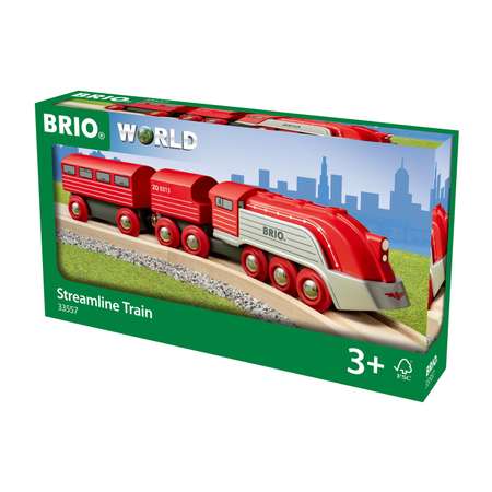 Железная дорога деревянная BRIO скорый поезд