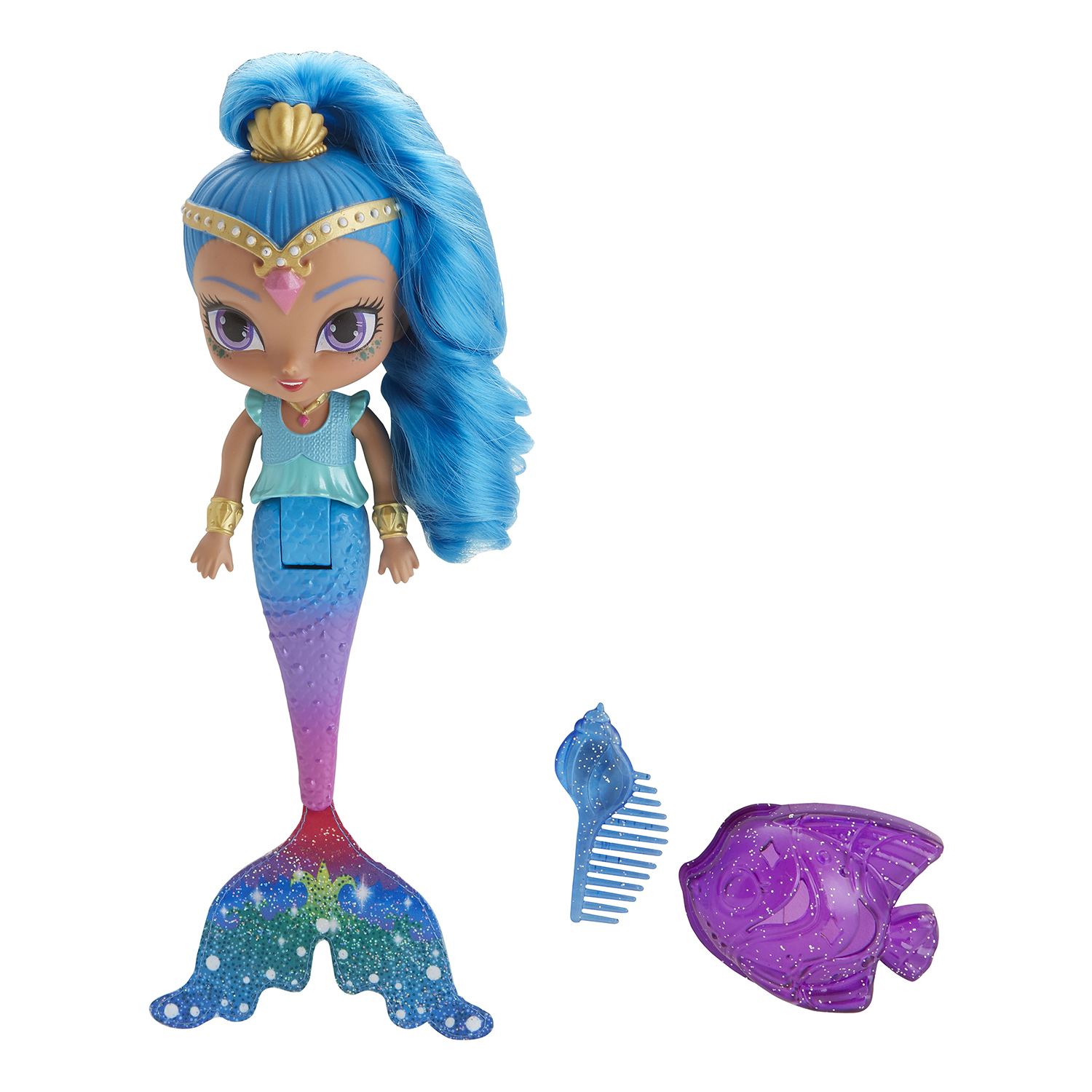 Кукла Shimmer and Shine Радужная русалочка FHN42 купить по цене 1469 ₽ в  интернет-магазине Детский мир