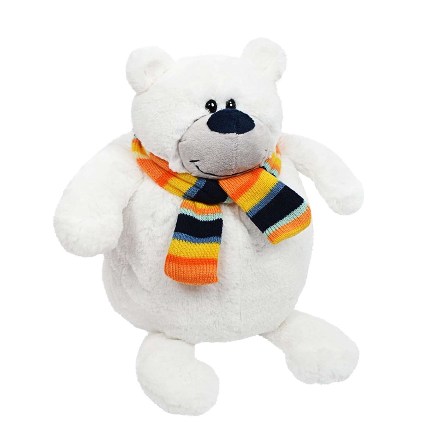 Мягкая плюшевая игрушка IdeaToys медведь Пломбирчик с карманом - фото 1