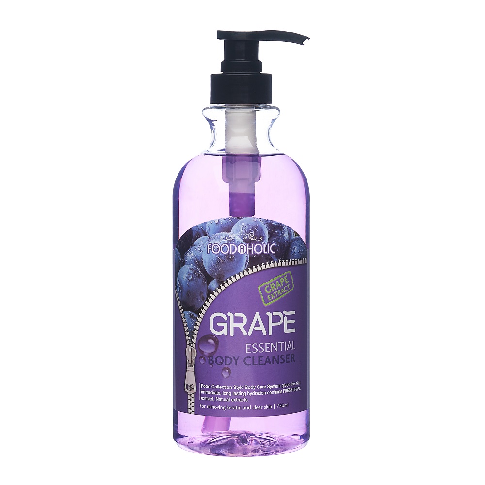 Гель для душа FOODAHOLIC Essential Body Cleanser Grape с экстрактом винограда 750 мл - фото 1