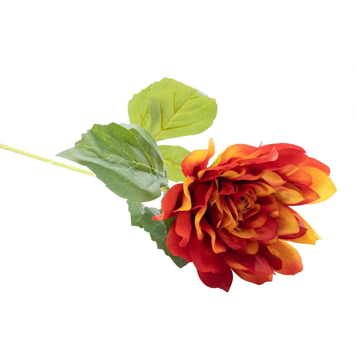 Цветок искусственный Astra Craft Георгин 76 см цвет персидский оранжевый - фото 1