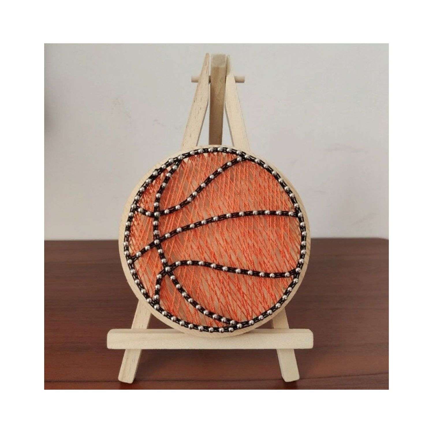 Набор для творчества Uniglodis Стринг Арт Баскетбольный мяч 11х11 см - фото 2