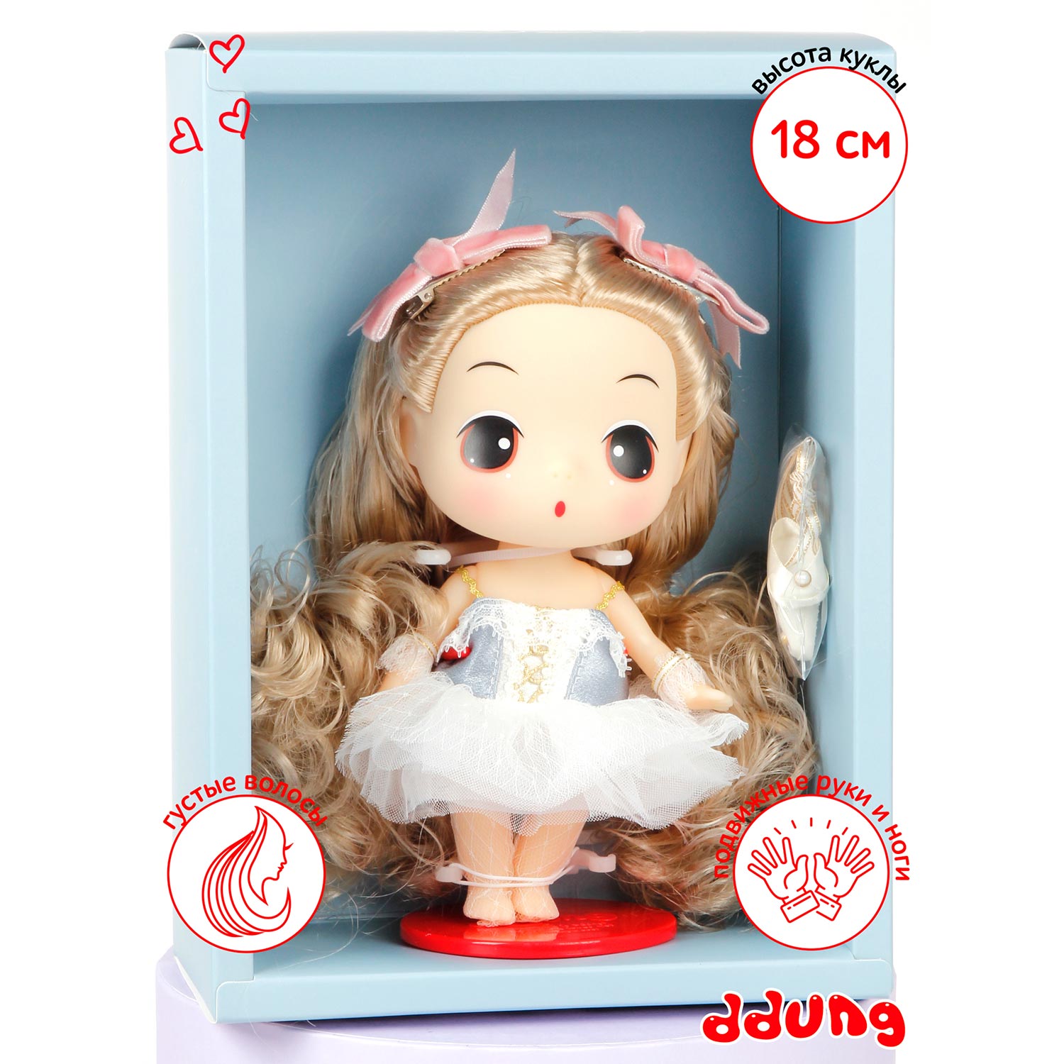 Кукла DDung Балерина 18 см корейская игрушка аниме FDE1848 - фото 10