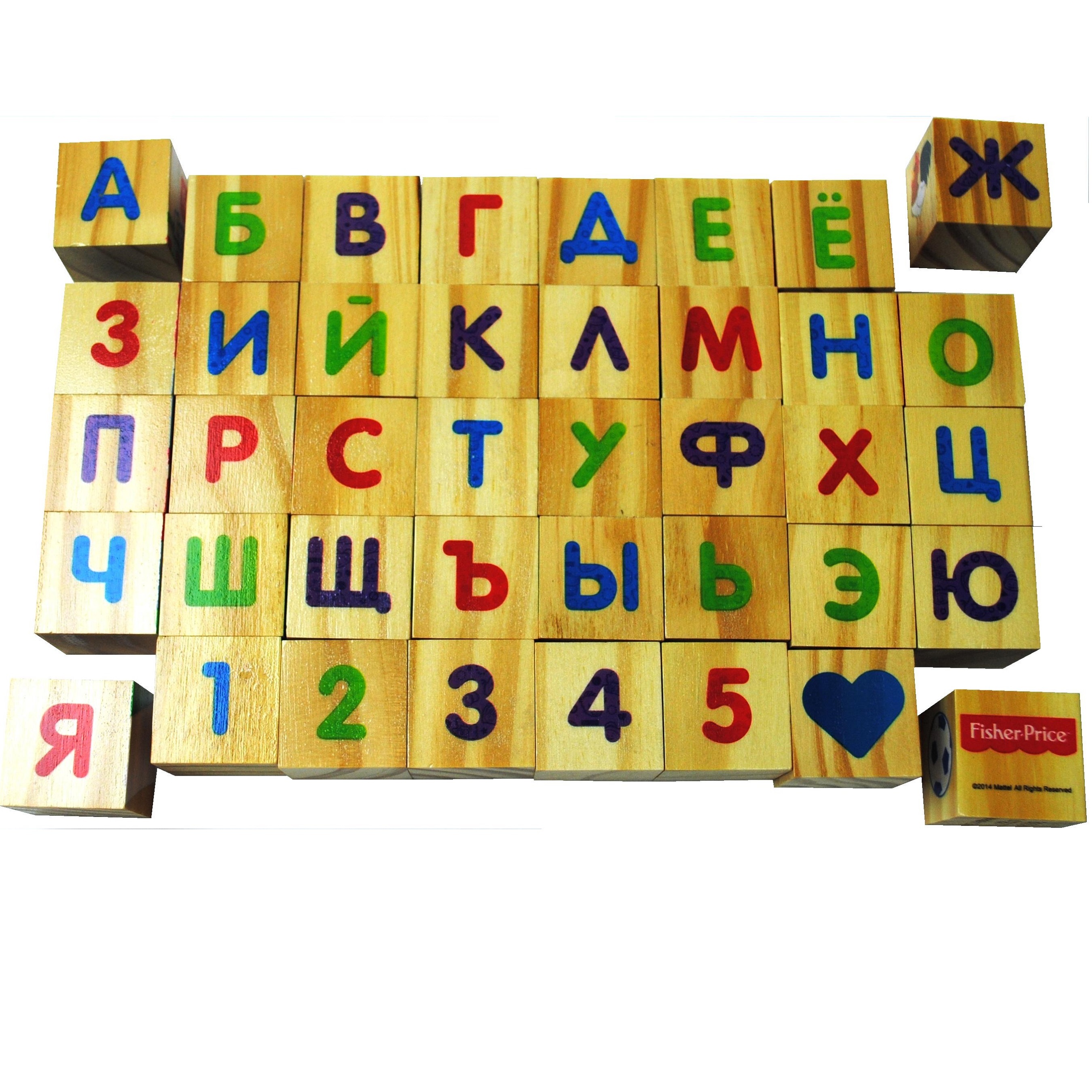 Кубики Fisher Price Алфавит 40штук FP 30594 - фото 4