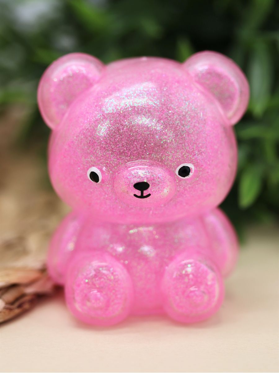 Мялка-антистресс iLikeGift Bear pink - фото 1