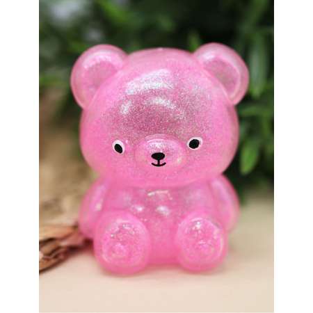Мялка-антистресс iLikeGift Bear pink