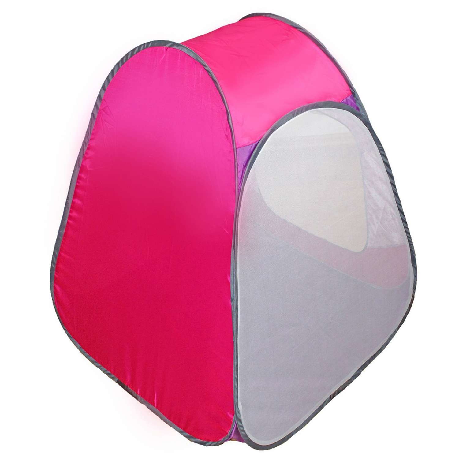 Палатка Zabiaka детская игровая «Радужный домик» 80 × 55 × 40 см принт «Цветы на розовом» - фото 3
