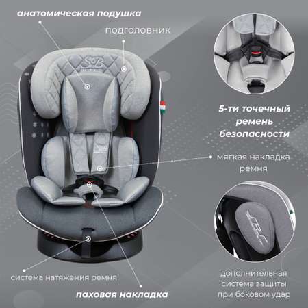 Автокресло Sweet Baby Crosstour Isofix Серый