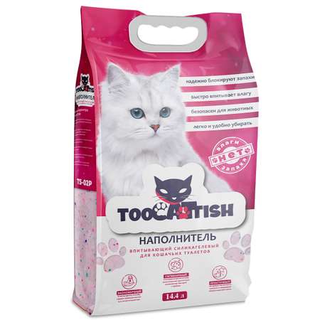 Наполнитель для кошек TooCattish Pink 14.4 л