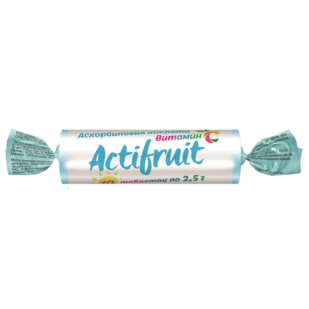 Витамин С Actifruit с сахаром 2.5г*10шт