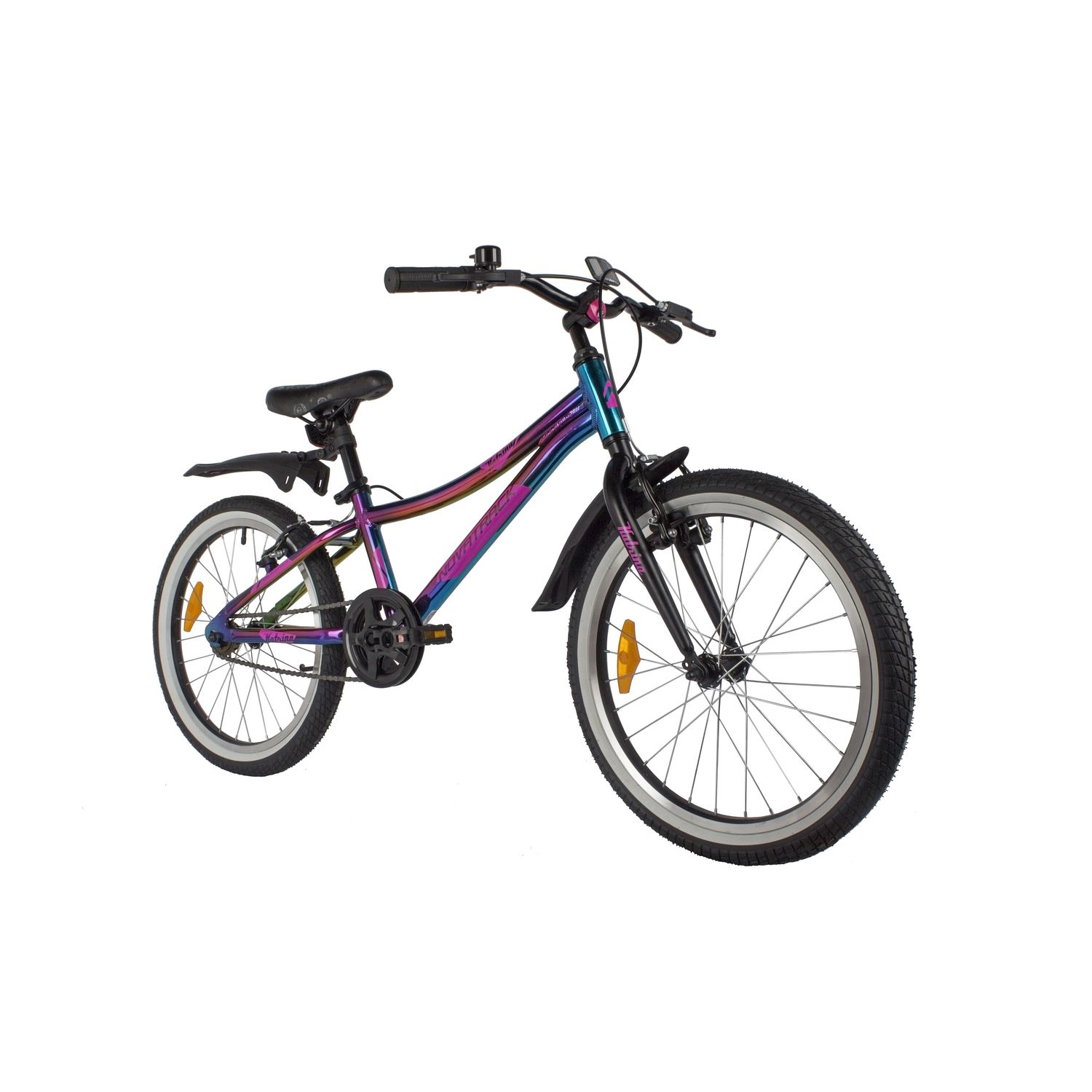 Велосипед 20 фиолетовый. NOVATRACK KATRINA - фото 2