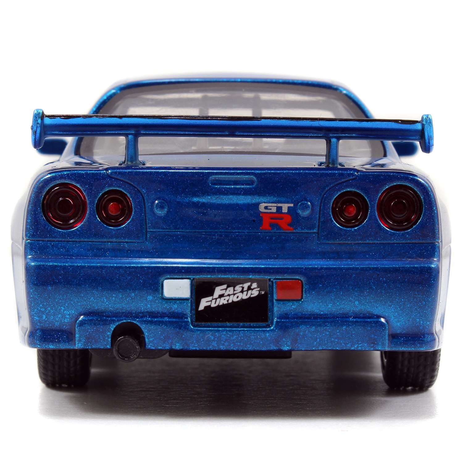 Автомобиль Jada Nissan Skyline GTR R34 1:24 голубой ТоуR229 - фото 5