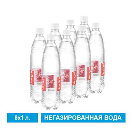 Вода питьевая Vorgol Вода питьевая артезианская природная Vorgol спартак негазированная 8 шт/1 л