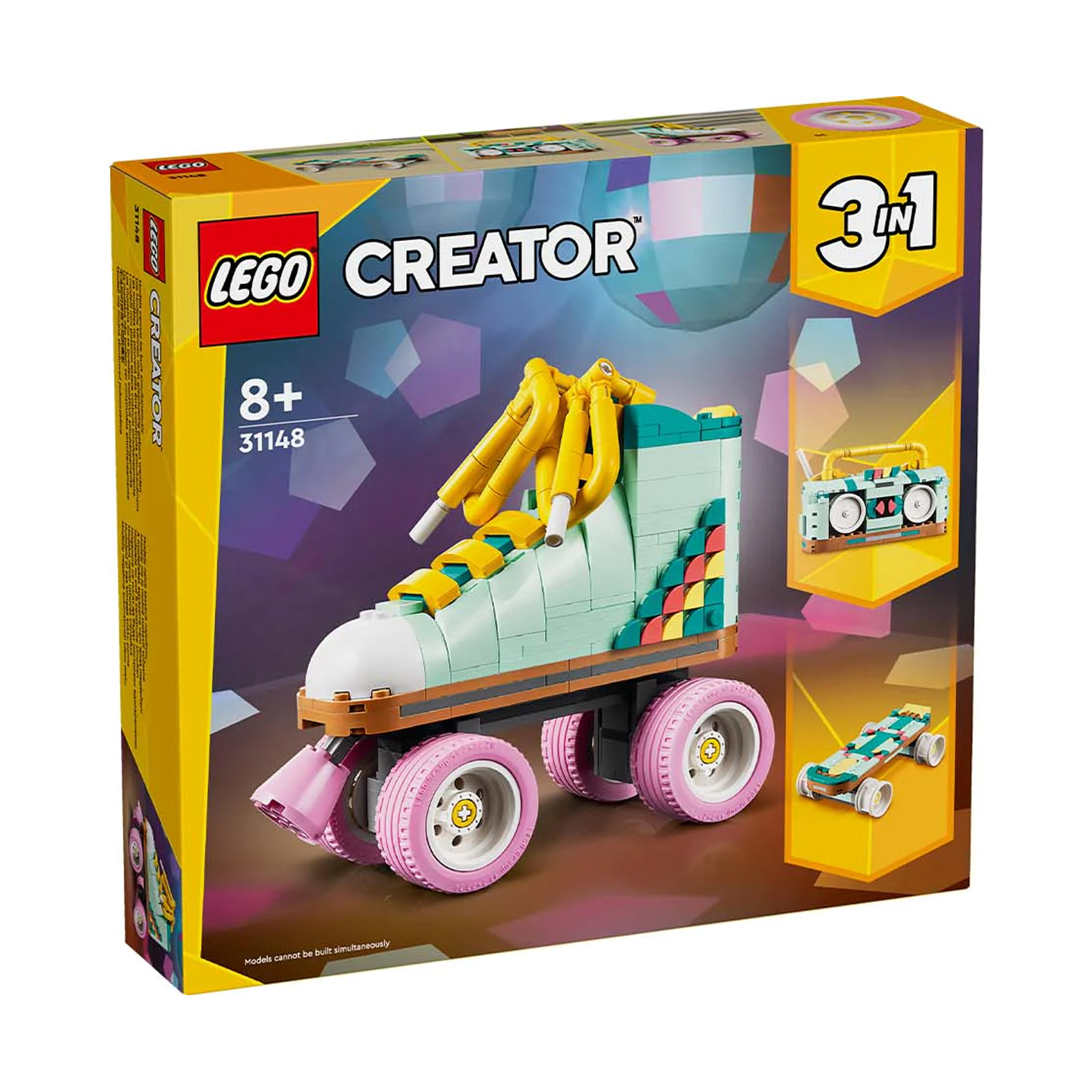 Конструктор детский LEGO Creator 3-in-1 Ретро-роликовые коньки 31148 - фото 11