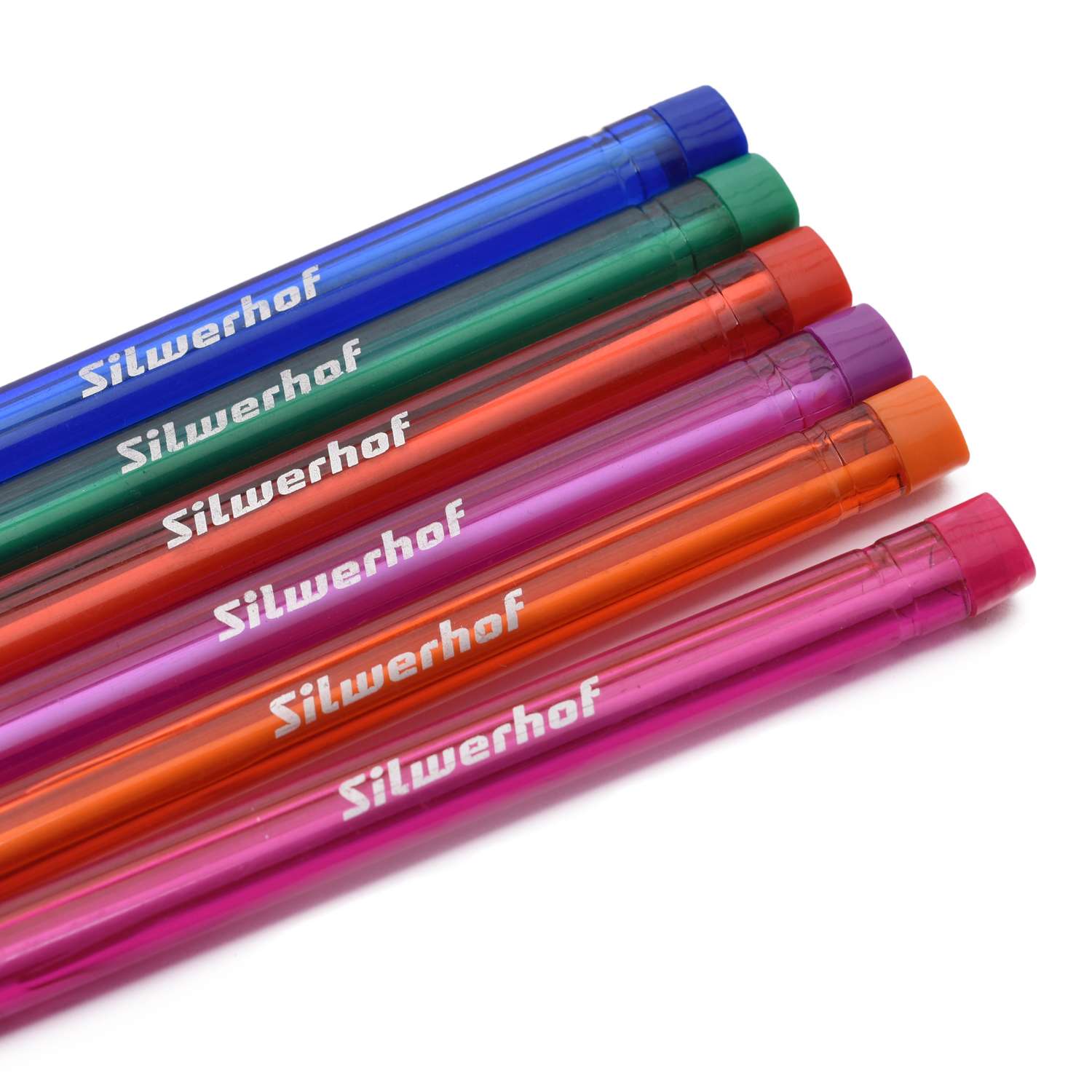 Ручки silwerhof. Silwerhof 830884 Purple. С кистью Цветландия 6 цветов