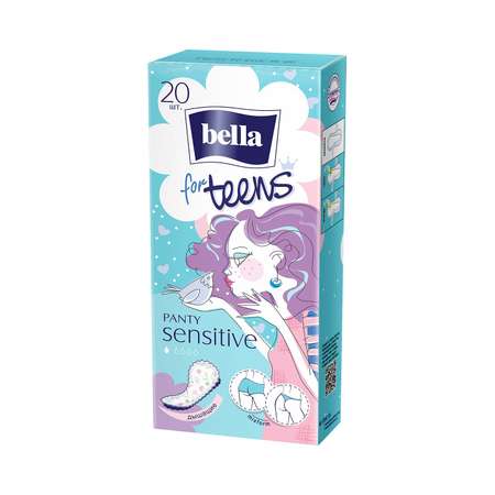 Ежедневные прокладки BELLA for Teens Panty sensitiv 20 шт
