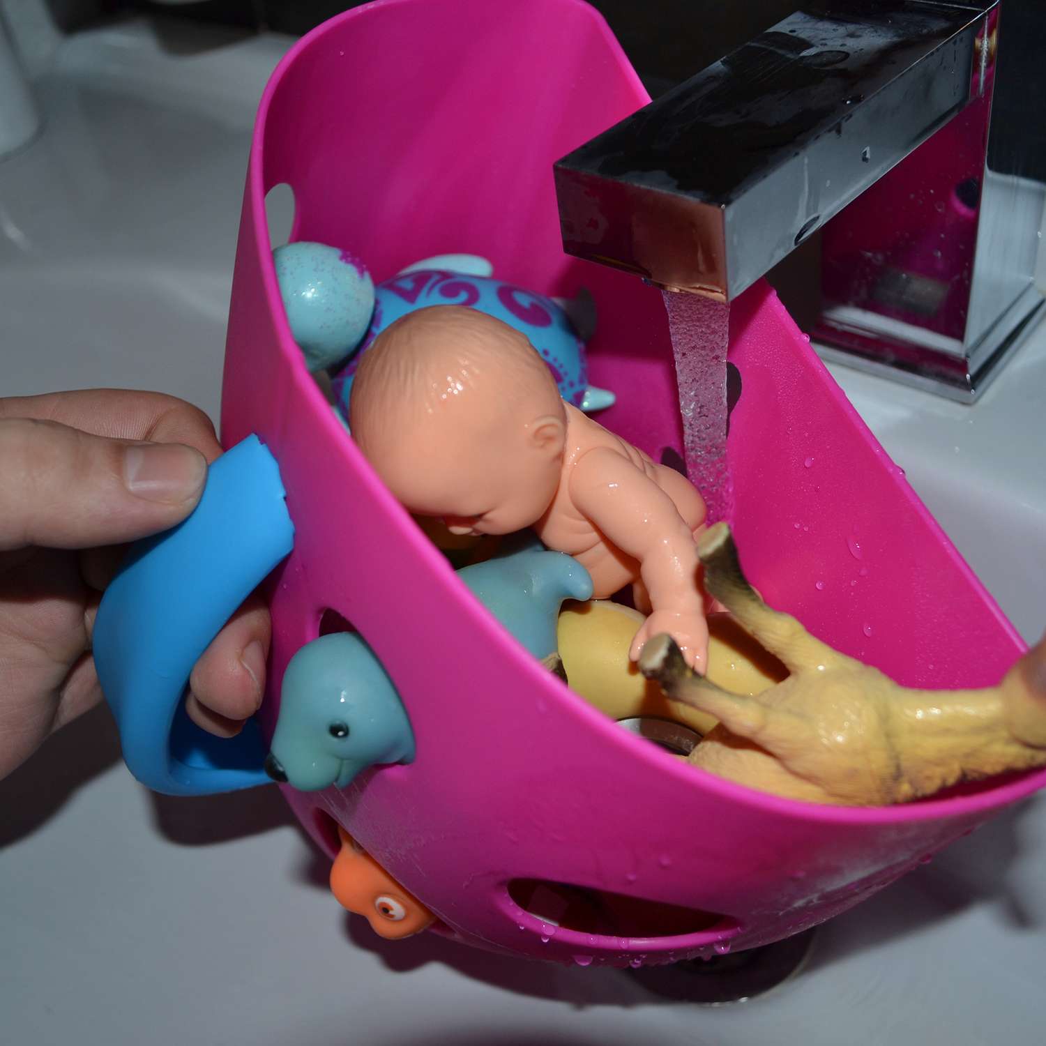 Органайзер для игрушек ROXY-KIDS в ванную 3 расцветки в ассортименте - фото 24