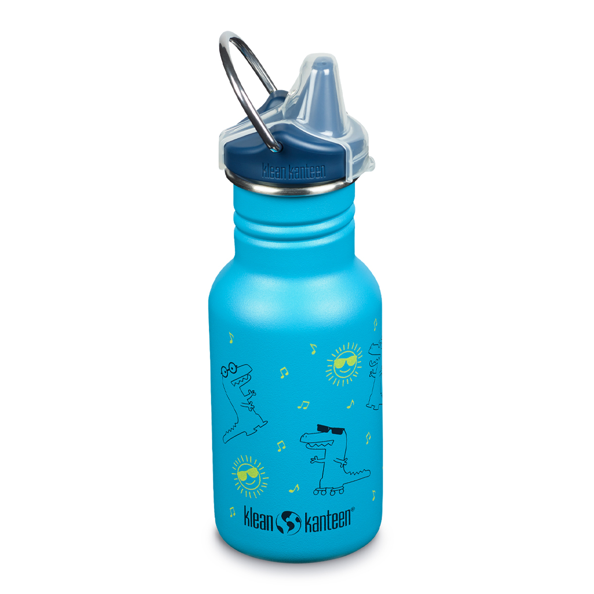 Детская бутылка Klean Kanteen Kid Classic Narrow Sippy 12oz Gators 355 мл - фото 1