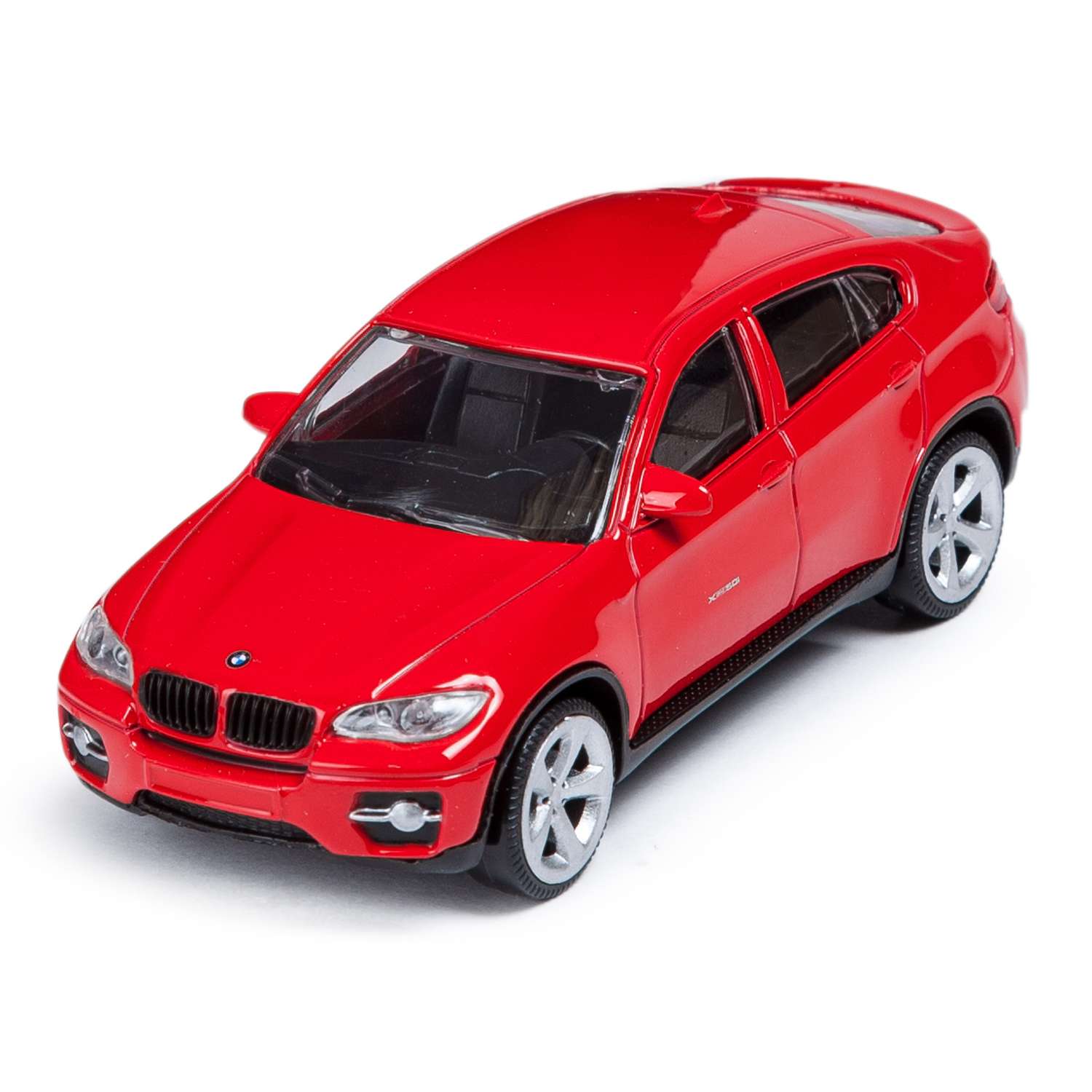 Машинка Rastar BMW X6 1:43 Красная 33700 - фото 1