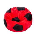 Кресло-мешок Пазитифчик Мяч 80х80см красно-черный