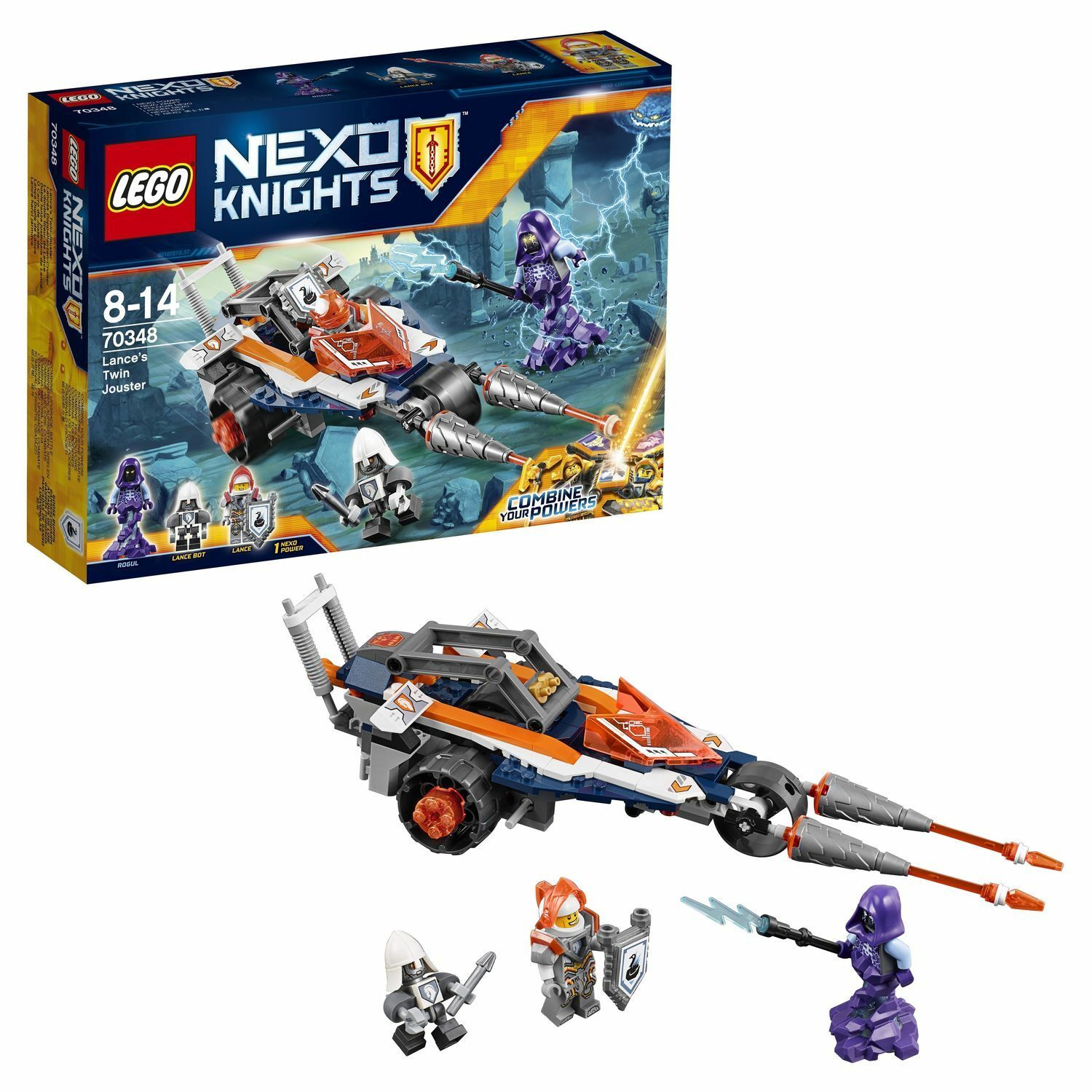 Конструктор LEGO Nexo Knights Турнирная машина Ланса (70348) - фото 1