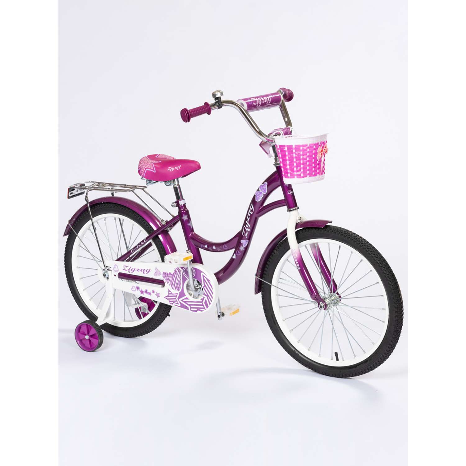 Велосипед ZigZag GIRL фиолетовый 18 дюймов - фото 1