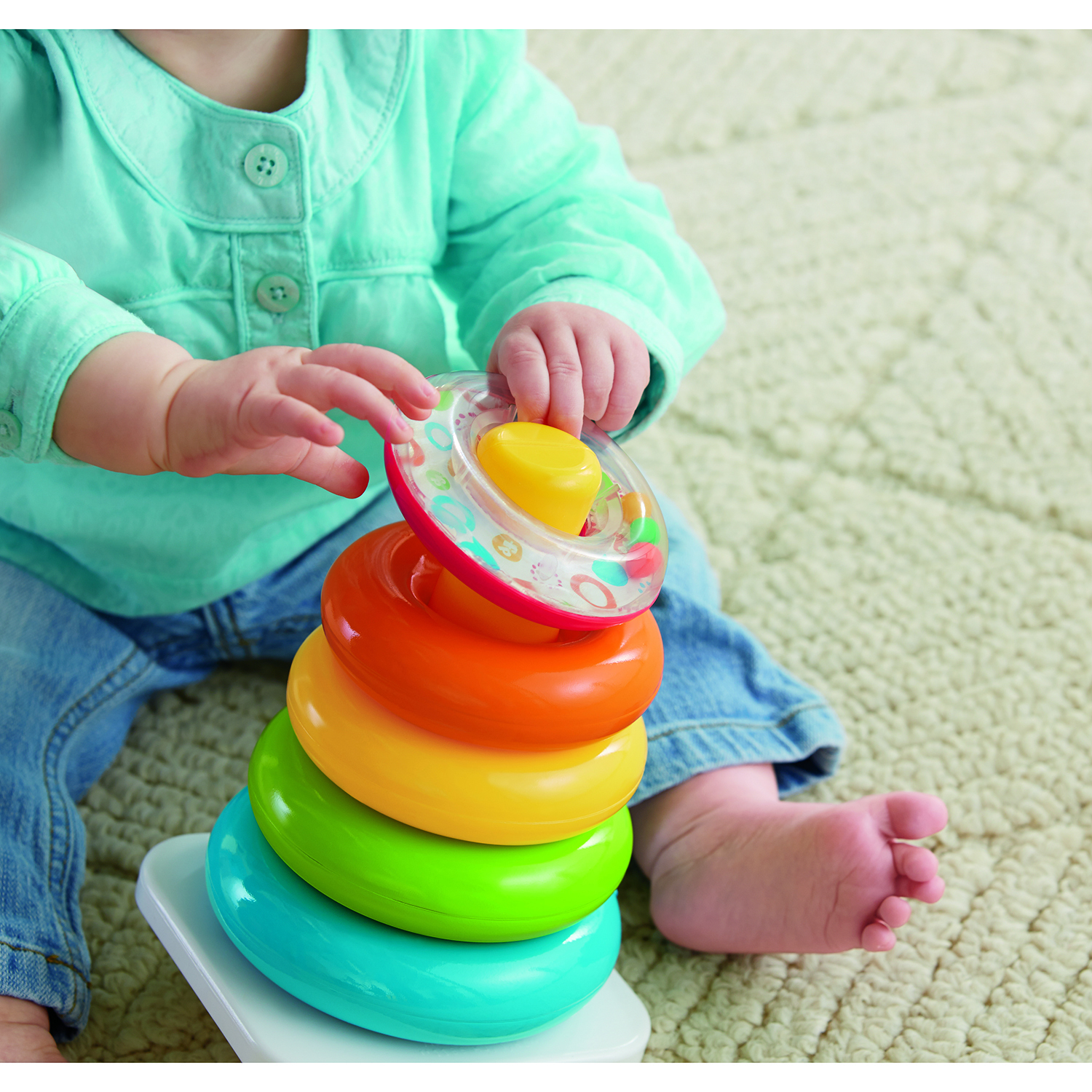 Пирамидка Fisher Price Rock-a-Stack - фото 13