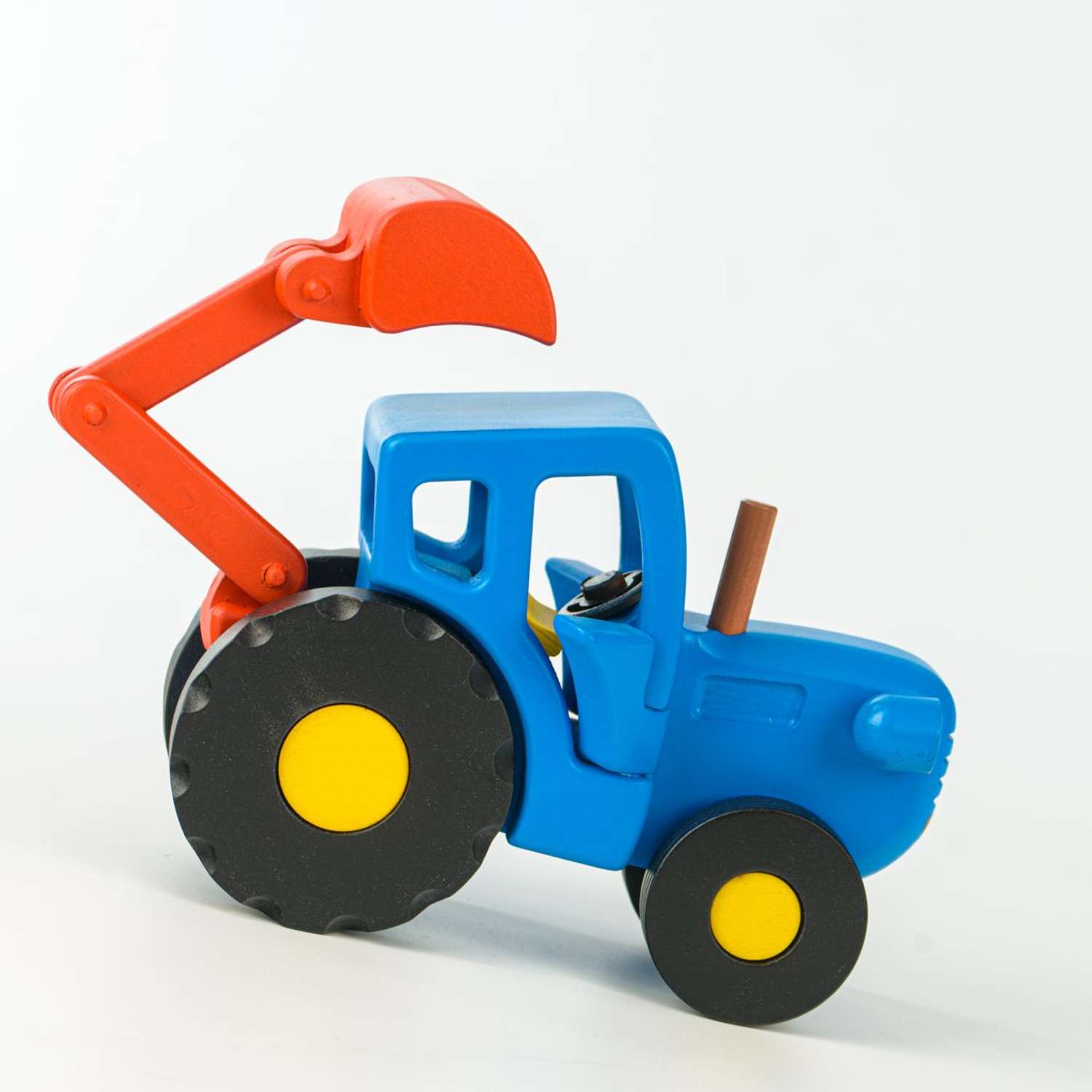 Игрушка Синий трактор с прицепом и животными - фото 5