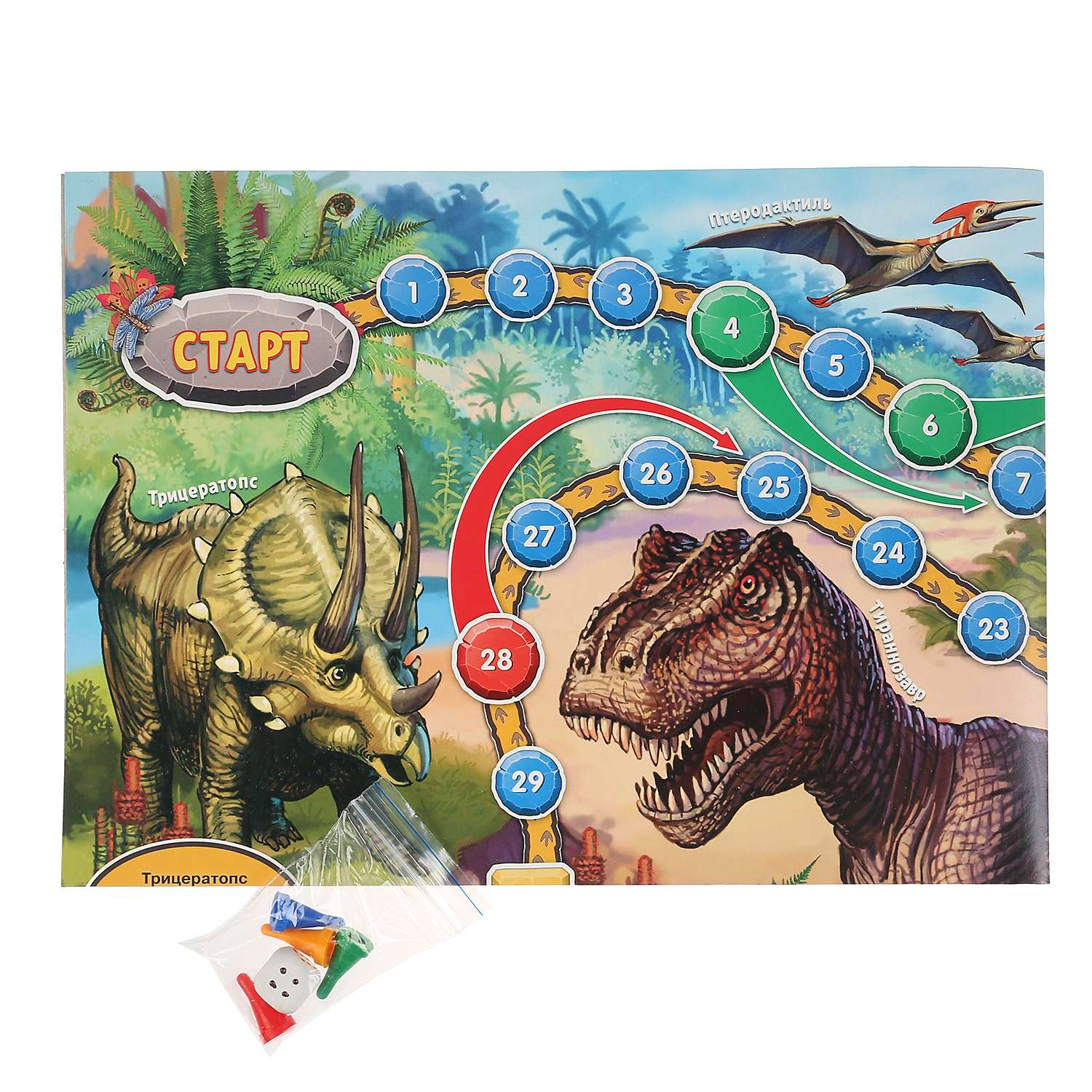 Игра-ходилка Умные игры Динозавры 221355 - фото 3