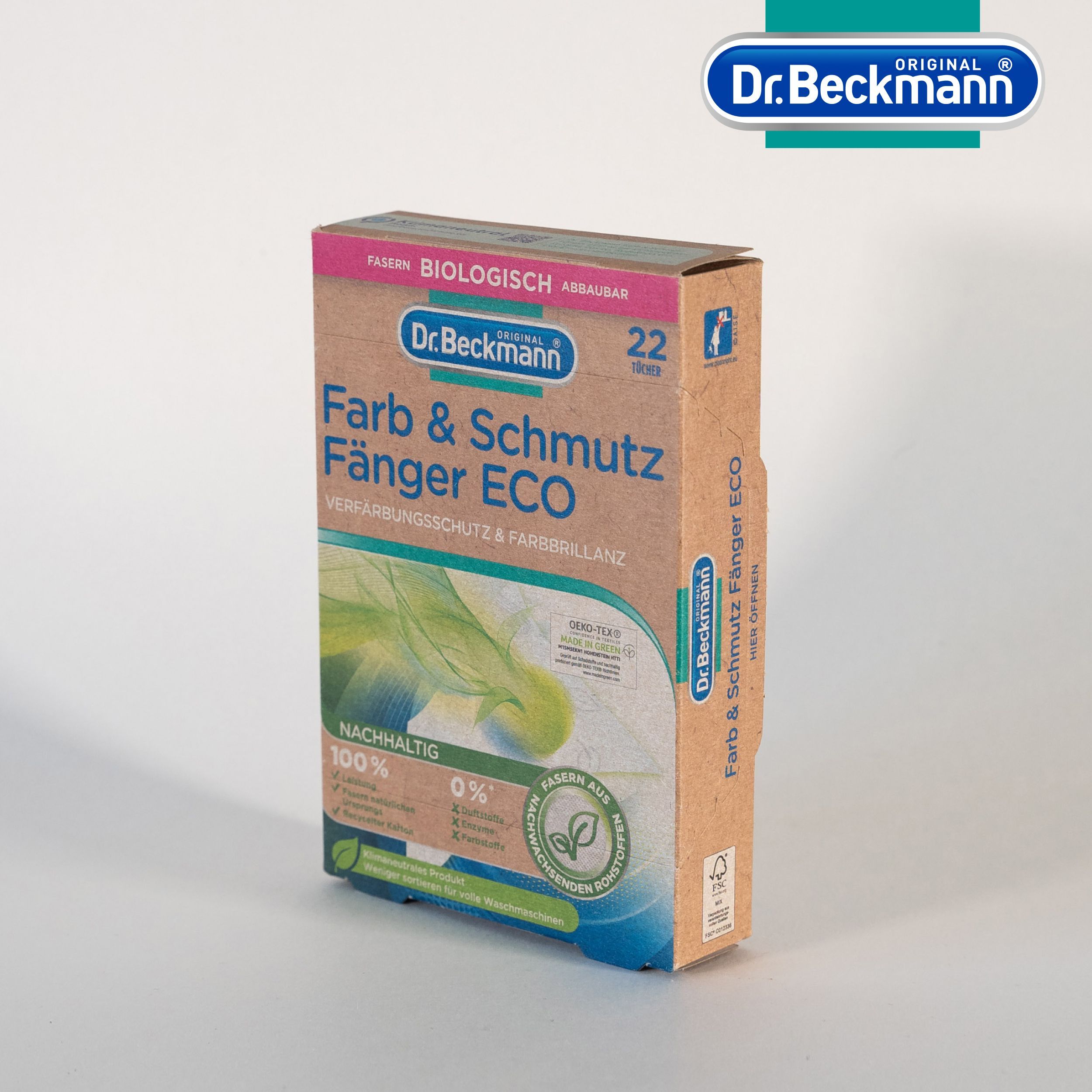 Салфетки против окрашивания Dr.Beckmann ECO из волокон растительного происхождения ловушка для цвета и грязи - фото 10