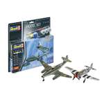 Набор Revell Combat Set Турбореактивный истребитель Me262 и истребитель дальнего радиуса действия P-51B